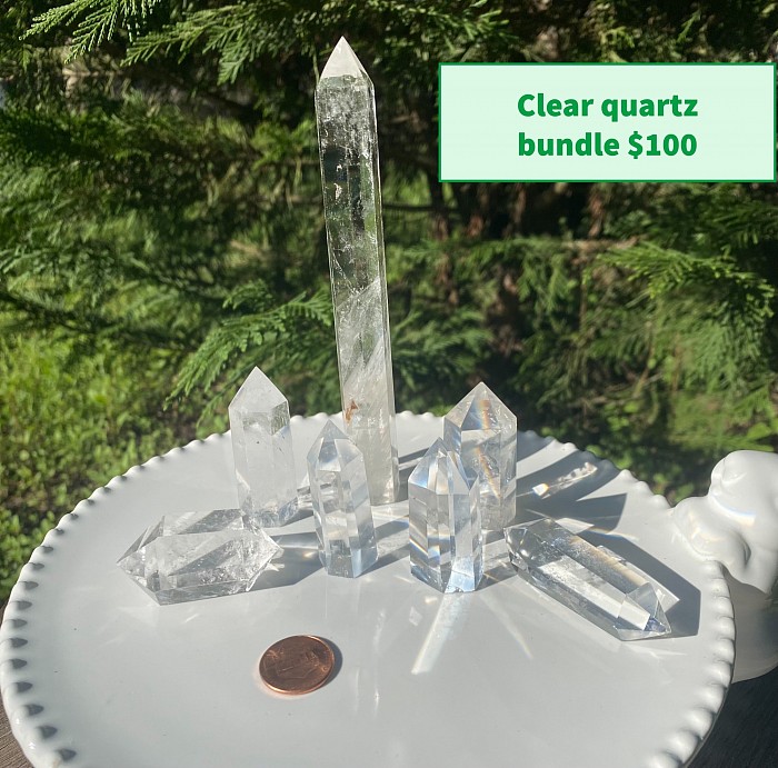 Crystal, Crystal , clear quartz , clear quartz crystal , clear quarts crystal tower , clear quartz bundle , crystal for sale , beautiful quartz , stunning clear quartz